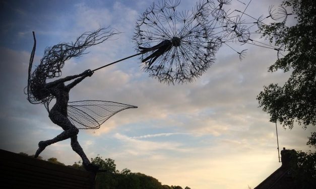 Wire Sculpture Art For Fairy Nerds