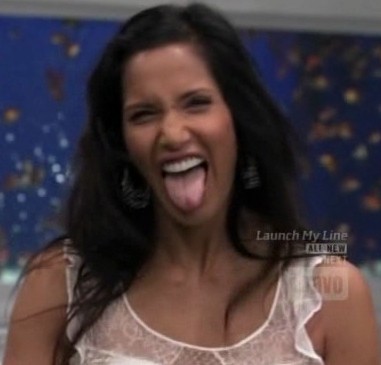 Padma Lakshmi Tongue