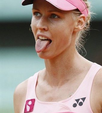 Elena Dementieva Tongue