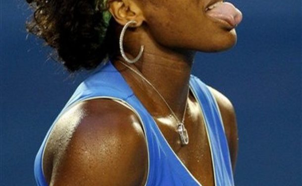 Serena Williams Tongue