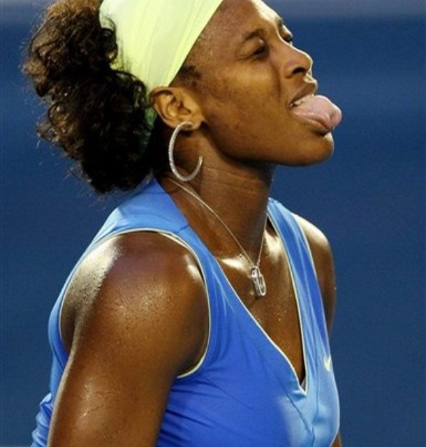 Serena Williams Tongue