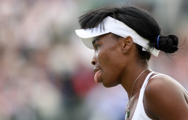 Venus Williams Tongue