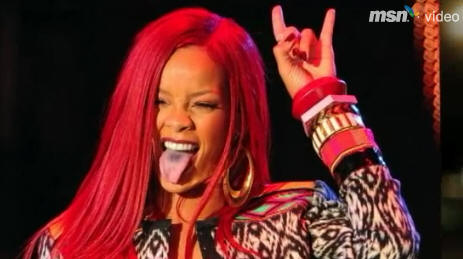 Rihanna Tongue
