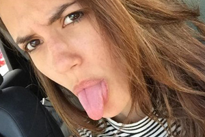 Arielle Kebbel Tongue