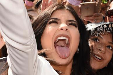 Kylie Jenner Tongue