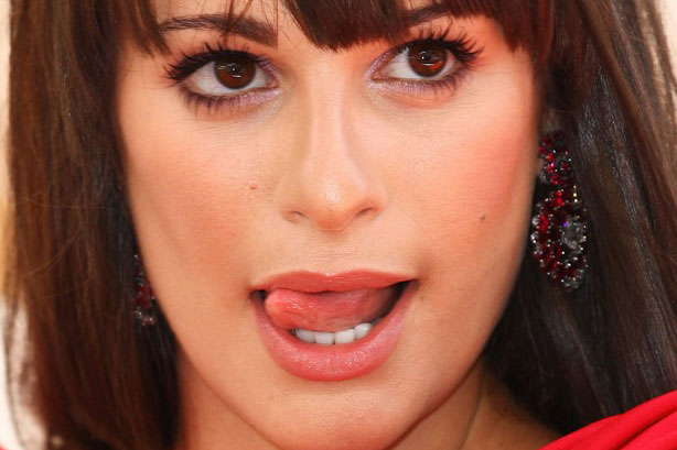 Lea Michele Tongue Superficial Gallery