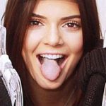 Kendall Jenner Tongue