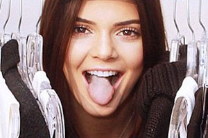 Kendall Jenner Tongue