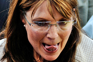 Sarah Palin Tongue