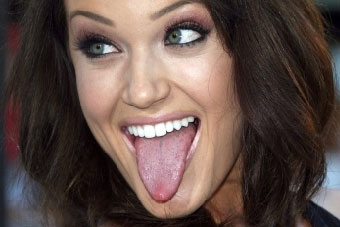 Lacey Schwimmer Tongue