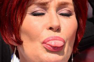 Sharon Osbourne Tongue