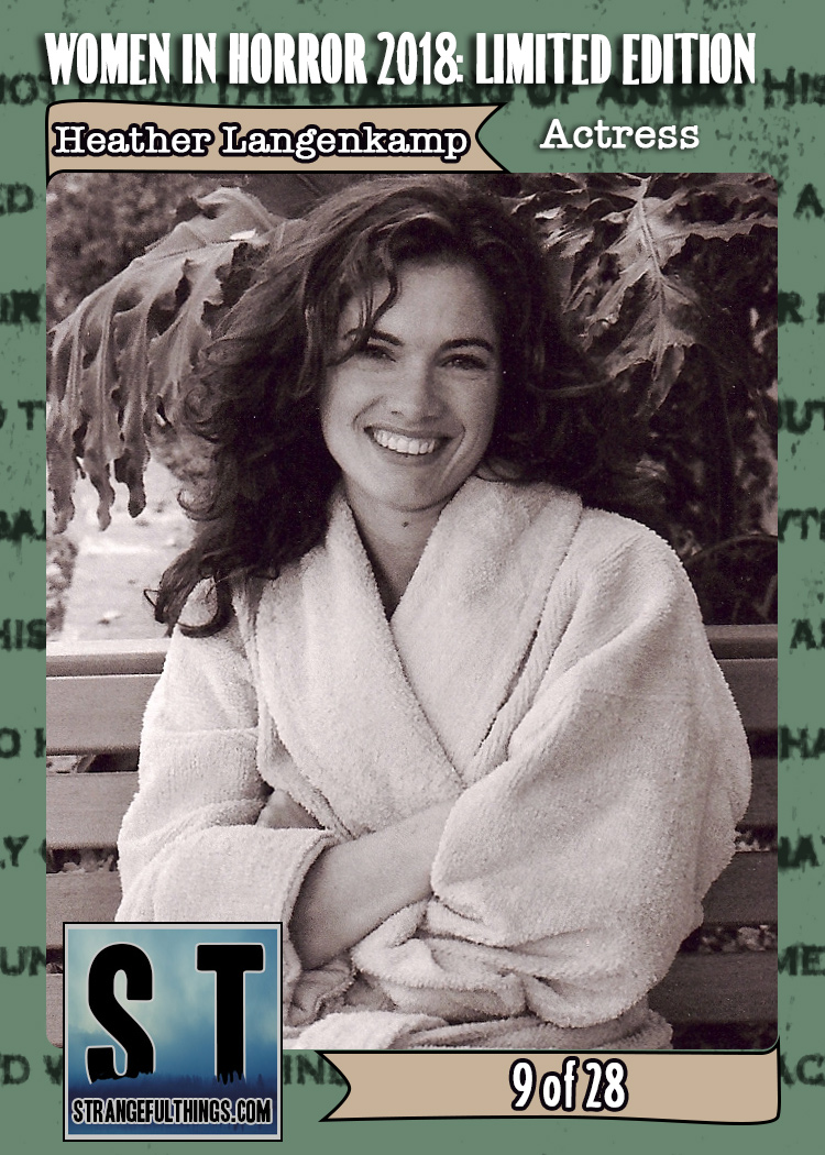 Women in Horror Trading Cards: Heather Langenkamp - Superficial Gallery