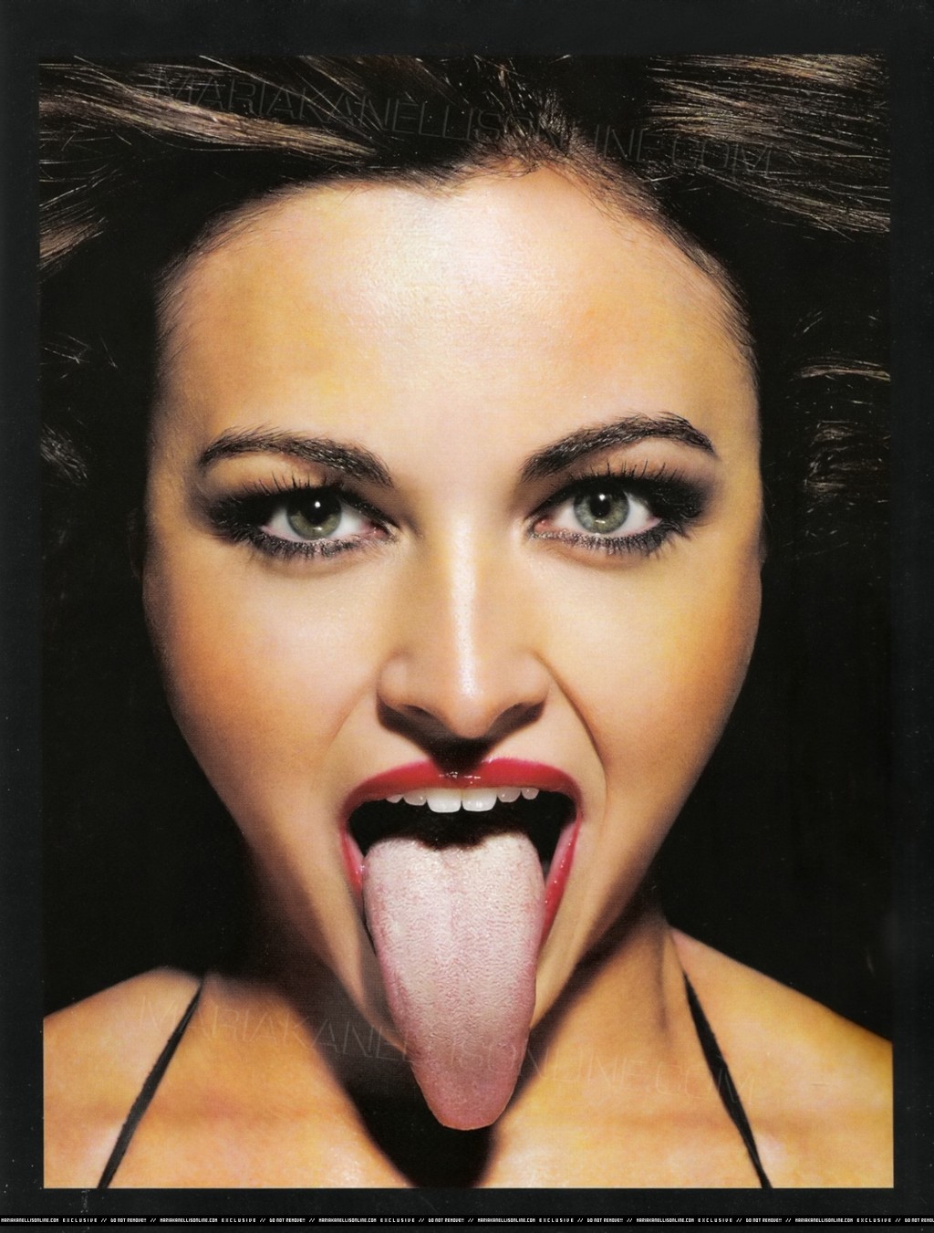 Maria kanellis tongue