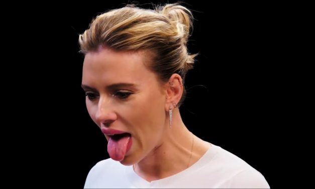 Scarlett Johansson Tongue