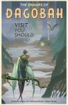 Star Wars Art Deco Travel Poster Dagobah