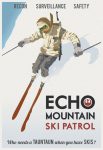 Star Wars Art Deco Travel Poster Echo Mountain